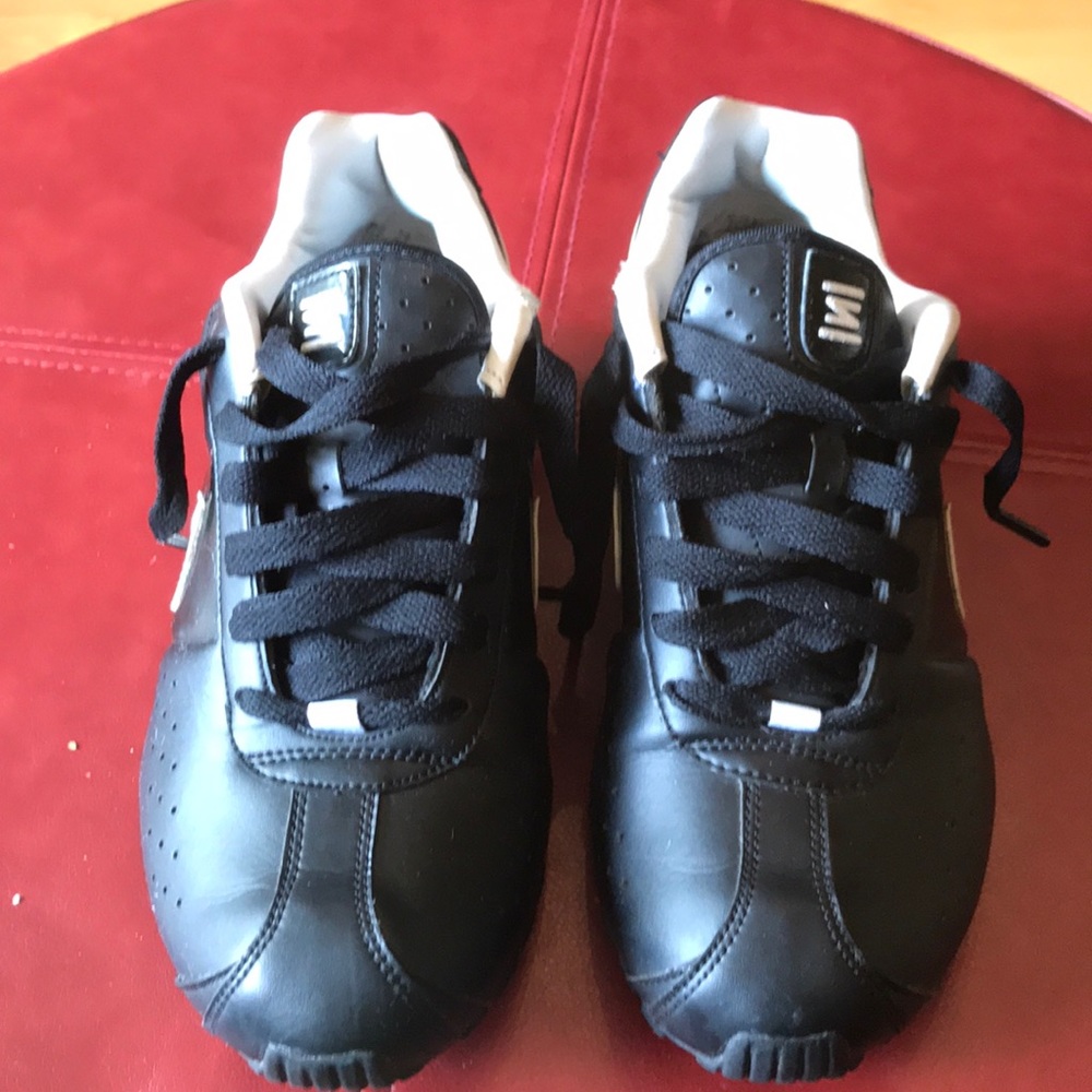 Nike Shox Black Leather